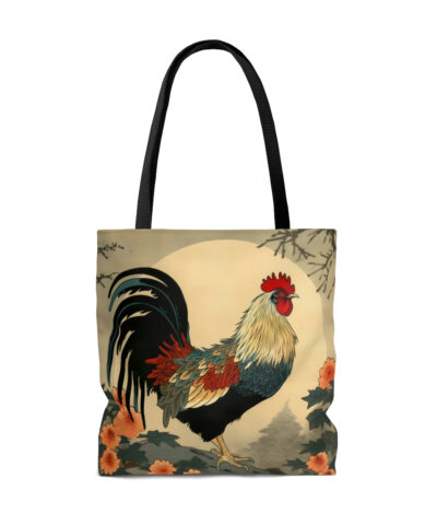 45127 5 400x480 - Japandi Ukiyo-e Style Rooster Tote Bag