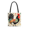 Mid-Century Modern Style Rooster Tote Bag