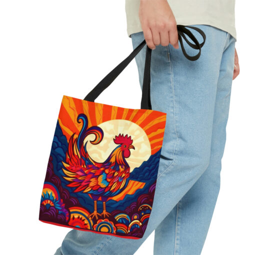 Meso-American Rooster at Sunrise Tote Bag