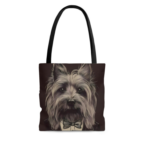 Vintage Victorian Skye Terrier Portrait Tote Bag
