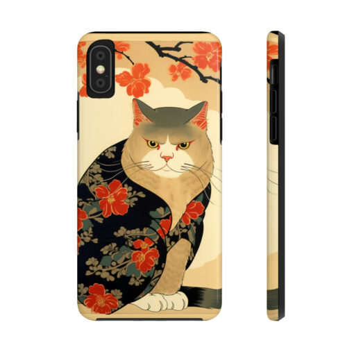 Japandi Mad Cat “Tough” Phone Cases
