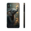 Baby Elephant in Garden "Tough" Phone Cases