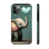 Baby Elephant Love "Tough" Phone Cases