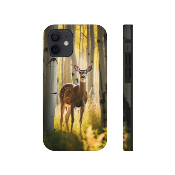 Young Doe in Borch Woodland “Tough” Phone Cases