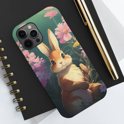 Cute Anime Bunny “Tough” Phone Cases