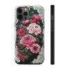 Vibrant Floral Design with Lace "Tough" Phone Cases