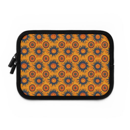 Folk Art Sun Pattern Laptop Sleeve