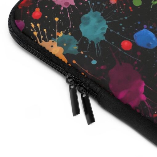 Acrylic Paint Splatters Pattern Laptop Sleeve