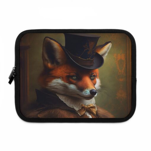 Vintage Victorian Red Fox Portrait Laptop Sleeve