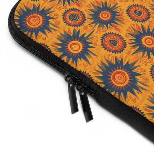 Folk Art Sun Pattern Laptop Sleeve