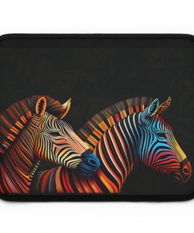 Vivid Color Zebras Laptop Sleeve
