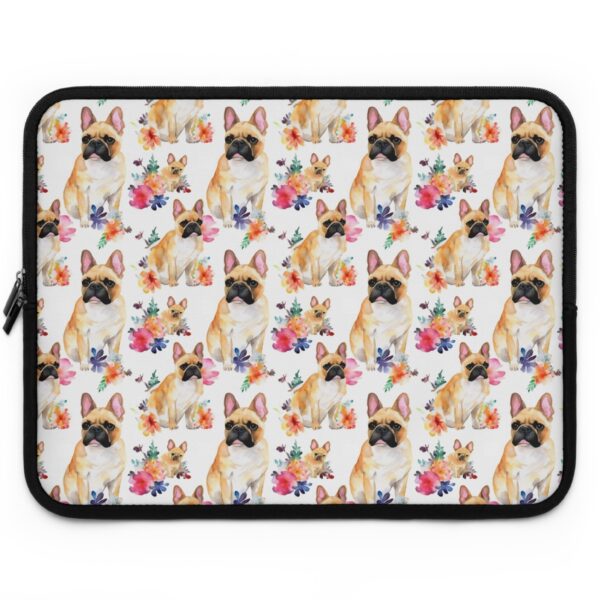 BOHO Japandi French Bulldog Pattern Laptop Sleeve