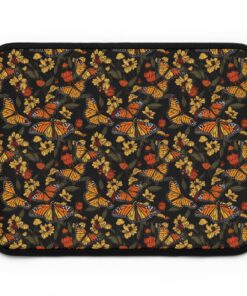 BOHO Monarch Buterflies Pattern Laptop Sleeve
