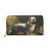 Grunge Skye Terrier Portrait Wallet