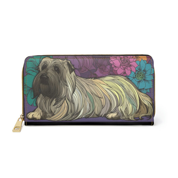Floral Art Nouveau Skye Terrier  Wallet