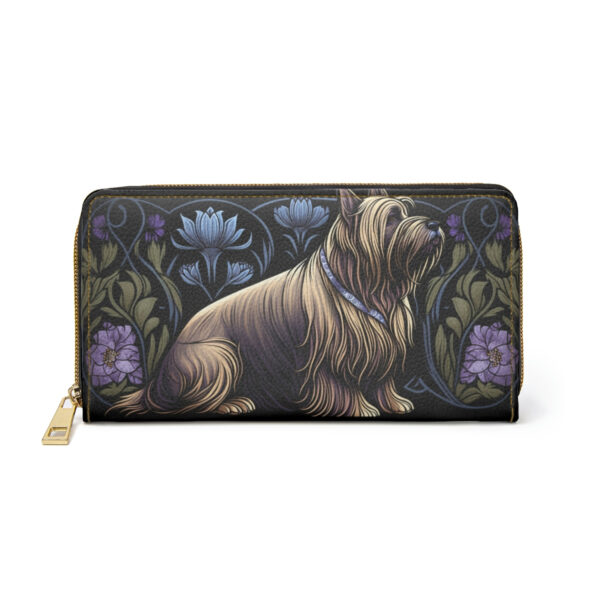Lavendar Art Nouveau Skye Terrier  Wallet