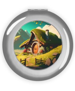 Cottagecore Hobbit-Hole Compact Travel Mirror