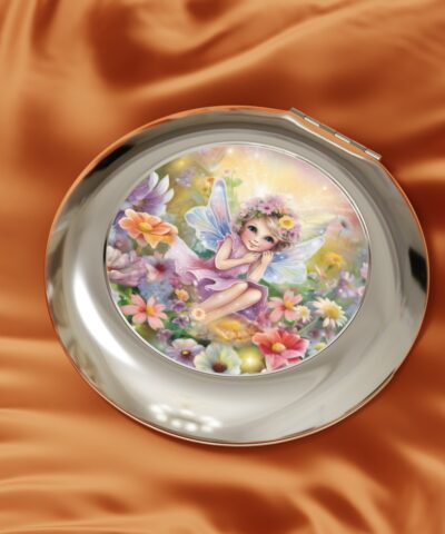 73336 224 400x480 - Whimsical Fairy in a Garden Compact Travel Mirror