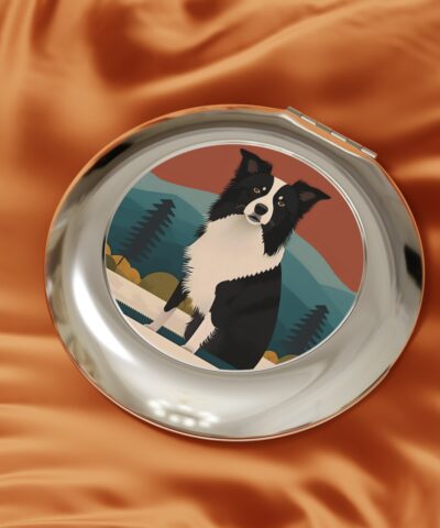 73336 248 400x480 - Border Collie at a National Park Compact Travel Mirror