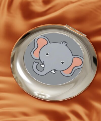 Gigi the Elephant Compact Travel Mirror