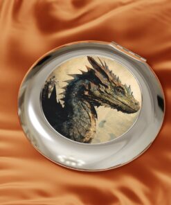 Dragon Head Compact Travel Mirror