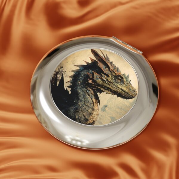 Dragon Head Compact Travel Mirror