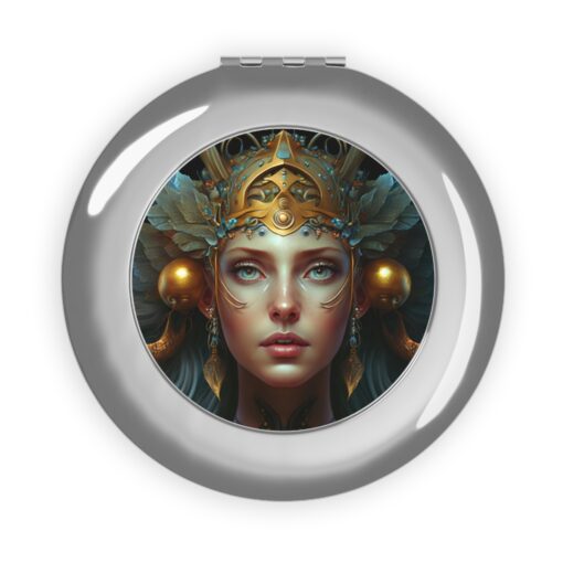 Freya the Norse Goddess Compact Travel Mirror