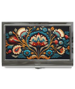 Turkish Moorish Floral Design Business Card Holder