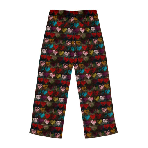 BOHO Grunge Heart Pattern Women’s Pajama Pants