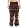 BOHO Grunge Heart Pattern Women's Pajama Pants