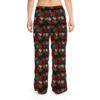 BOHO Grunge Heart Pattern Women's Pajama Pants