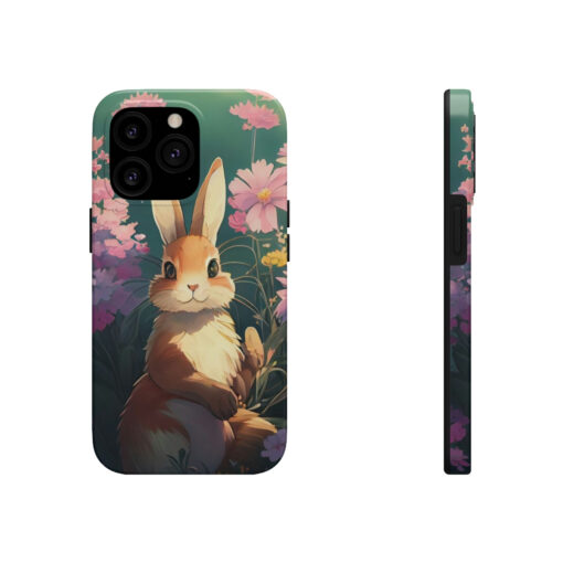 Cute Anime Bunny “Tough” Phone Cases