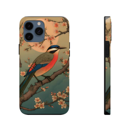 Japandi Songbird Art “Tough” Phone Cases