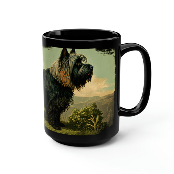 Vintage Tintype Skye Terrier – 15 oz Coffee Mug