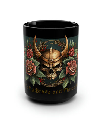 88132 81 400x480 - Viking Saying | "Skol!' To My Brave and Fierce Mother" | 15 oz Coffee Mug