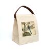 Vintage Naturalist Illustration of a Dove Canvas Lunch Bag With Strap