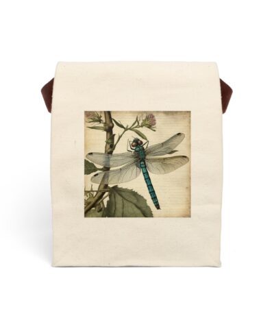 91358 106 400x480 - Vintage Naturalist Illustration of a Dragonfly Canvas Lunch Bag With Strap