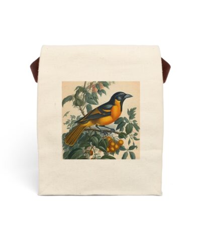 91358 116 400x480 - Vintage Naturalist Illustration of a Oriole Canvas Lunch Bag With Strap