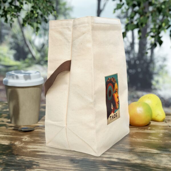 Taos Canvas Lunch Bag With Strap