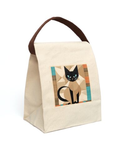 91358 180 400x480 - Mid Century Modern Siamese Cat Canvas Lunch Bag With Strap