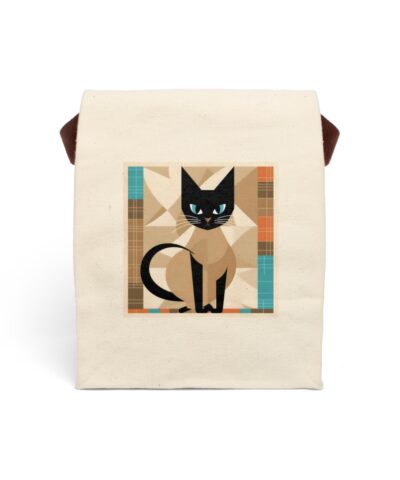 91358 181 400x480 - Mid Century Modern Siamese Cat Canvas Lunch Bag With Strap