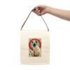 Mid-Century Modern Siamese Cat II Canvas Lunch Bag With Strap