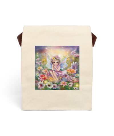 91358 221 400x480 - Whimsical Fairy Canvas Lunch Bag With Strap