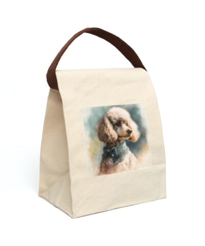 91358 265 400x480 - Vintage Victorian Poodle Portrait Canvas Lunch Bag With Strap