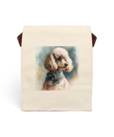 91358 266 400x480 - Vintage Victorian Poodle Portrait Canvas Lunch Bag With Strap
