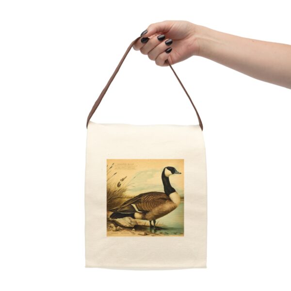 Canadian Goose Canvas Lunch Bag With Strap