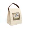 Folk Art  Honey Bee Canvas Lunch Bag With Strap