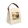 Watercolor Rooster Canvas Lunch Bag With Strap