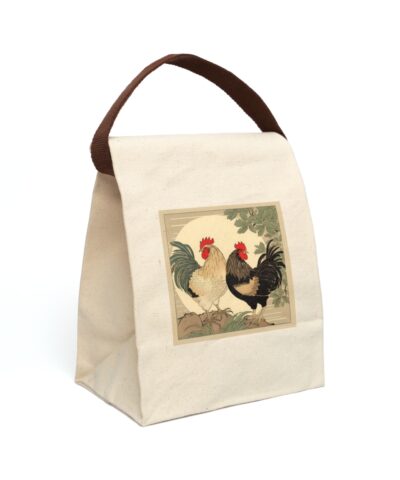 91358 340 400x480 - Japandi Rooster Canvas Lunch Bag With Strap