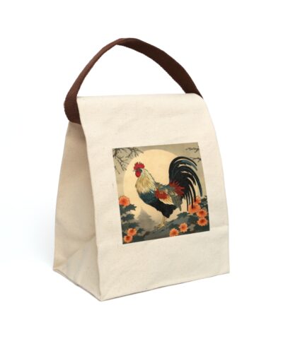 91358 345 400x480 - Japandi Rooster Canvas | Lunch Bag With Strap